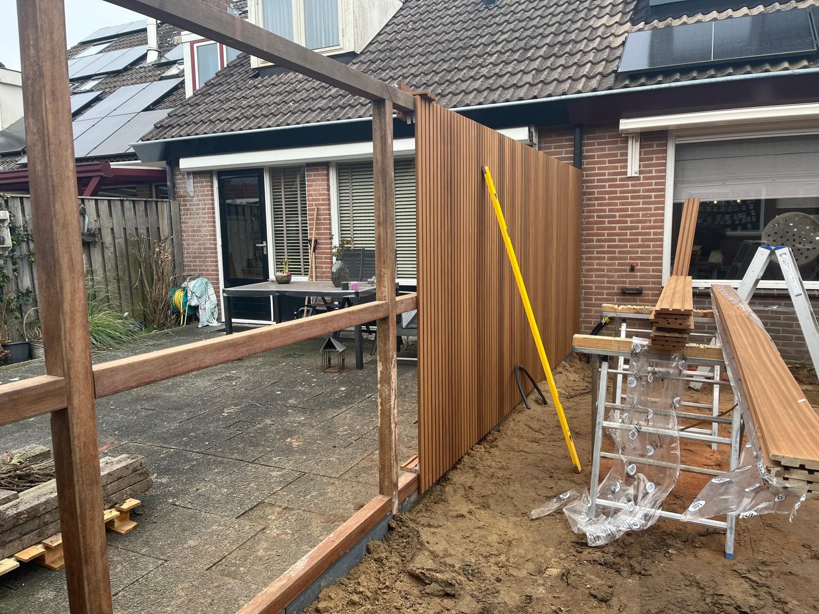 Schutting plaatsen