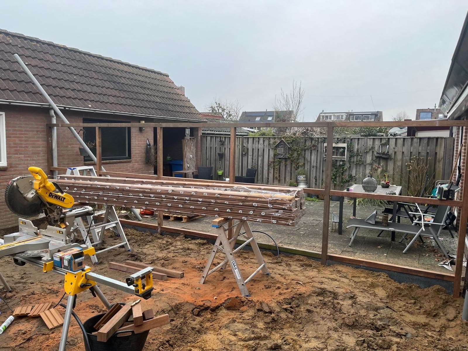 Schutting plaatsen
